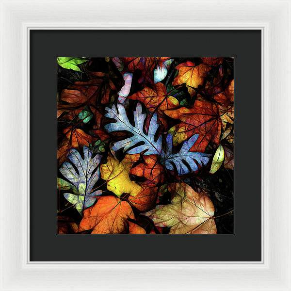 Mid October Leaves 1 - Framed Print