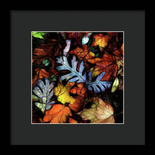 Mid October Leaves 1 - Framed Print