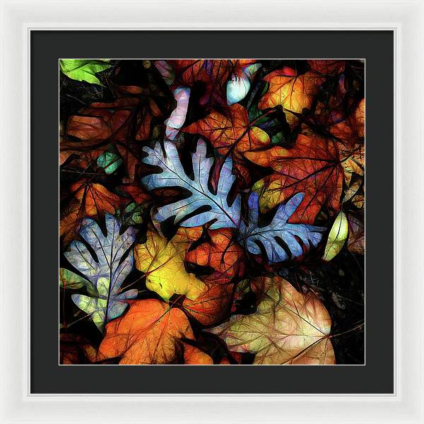 Mid October Leaves 1 - Framed Print