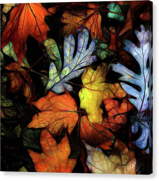 Mid October Leaves 2 - Canvas Print