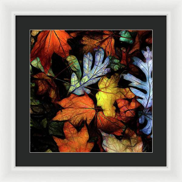 Mid October Leaves 2 - Framed Print