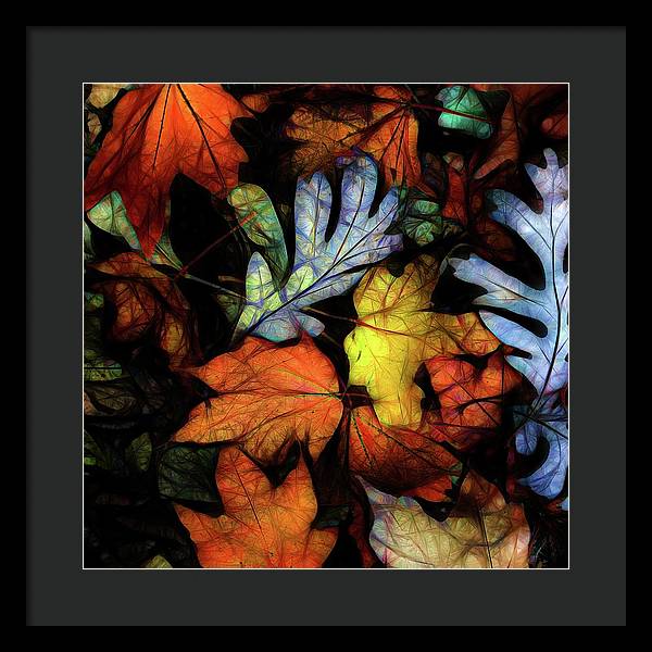 Mid October Leaves 2 - Framed Print