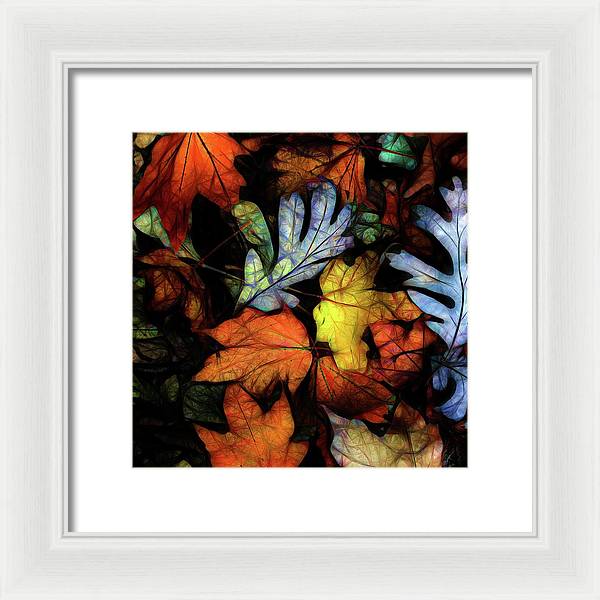 Mid October Leaves 2 - Framed Print