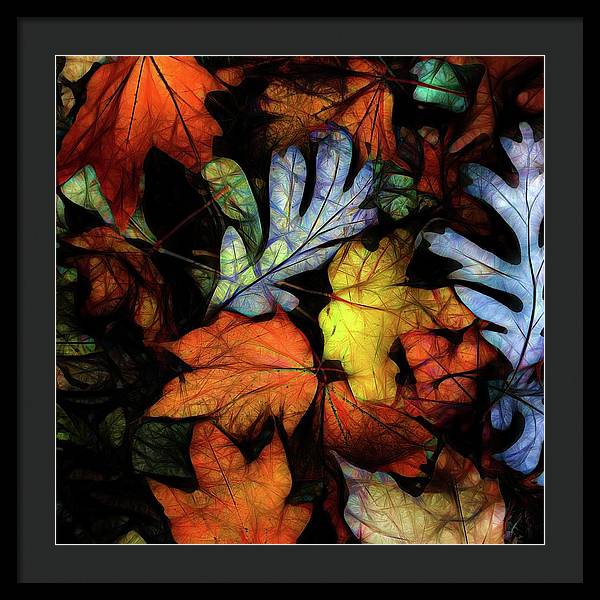 Mid October Leaves 2 - Framed Print