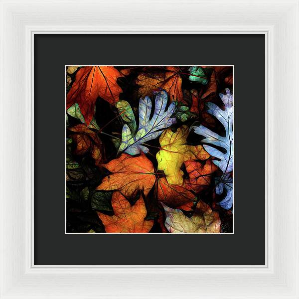 Mid October Leaves 2 - Framed Print