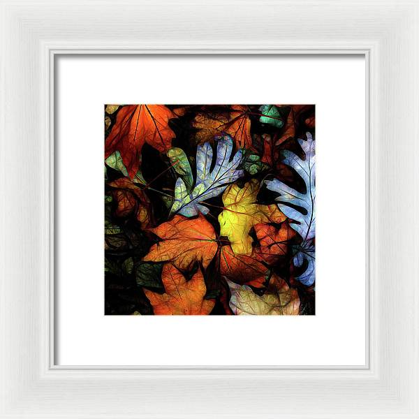 Mid October Leaves 2 - Framed Print