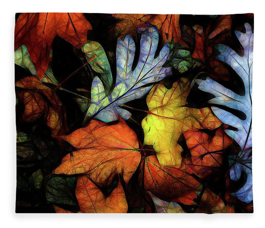 Mid October Leaves 2 - Blanket