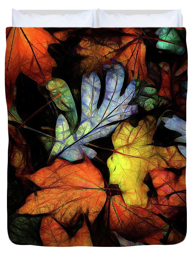 Mid October Leaves 2 - Duvet Cover