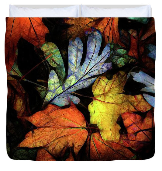 Mid October Leaves 2 - Duvet Cover