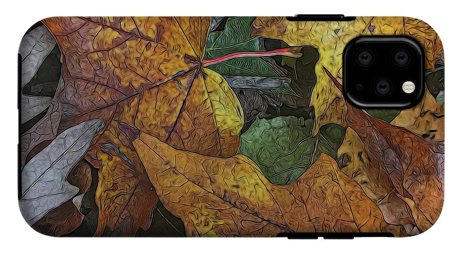 Mid October Leaves 3 - Phone Case