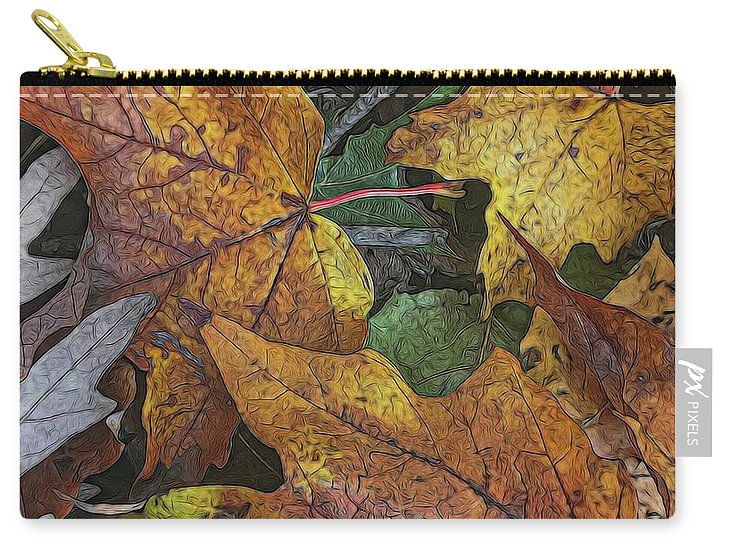 Mid October Leaves 3 - Carry-All Pouch