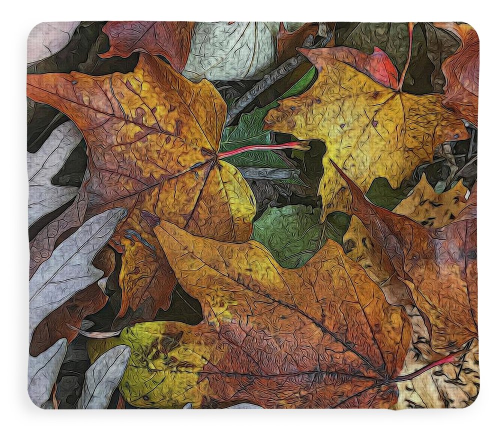 Mid October Leaves 3 - Blanket