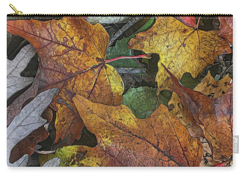 Mid October Leaves 3 - Carry-All Pouch