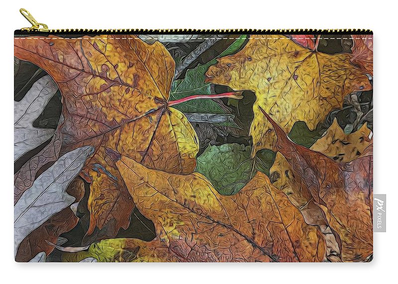 Mid October Leaves 3 - Carry-All Pouch