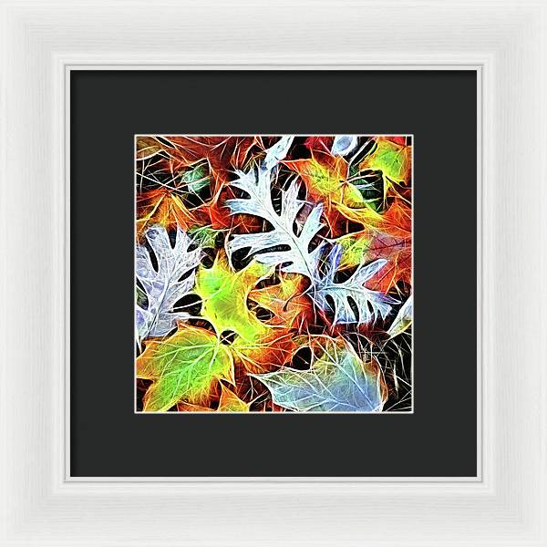 Mid October Leaves 4 - Framed Print