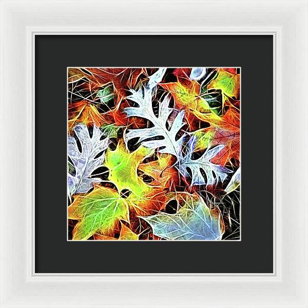 Mid October Leaves 4 - Framed Print