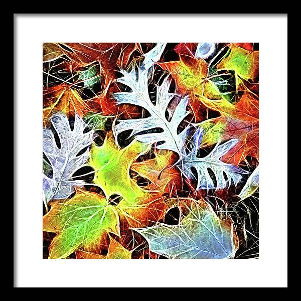 Mid October Leaves 4 - Framed Print