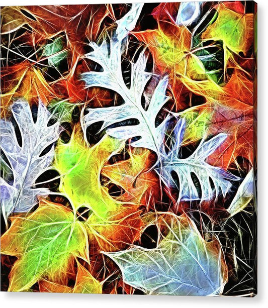 Mid October Leaves 4 - Acrylic Print