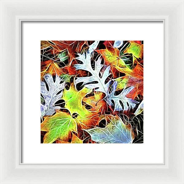 Mid October Leaves 4 - Framed Print