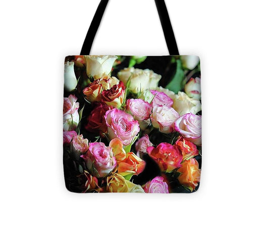 Mini Tea Roses - Tote Bag