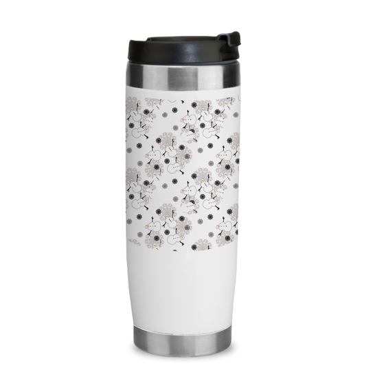 Snowman Pattern Insulated Tumbler