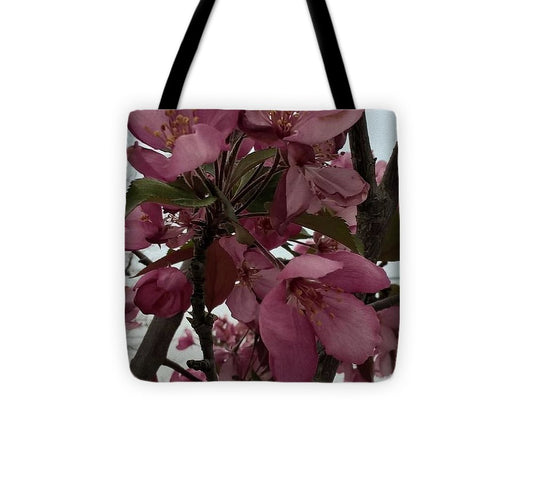 Montana Tree Flowers in Pink - Tote Bag