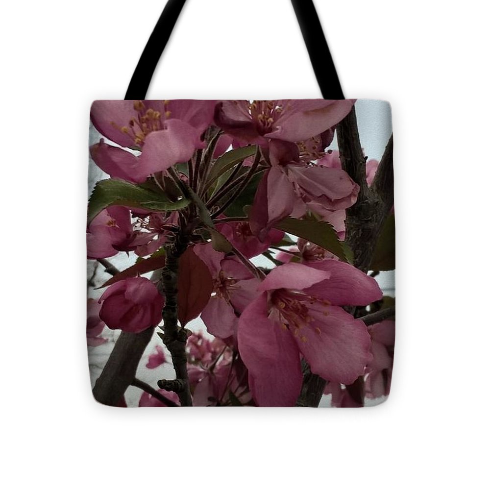 Montana Tree Flowers in Pink - Tote Bag