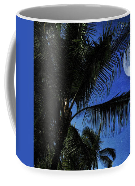 Moon Over Palm Trees - Mug