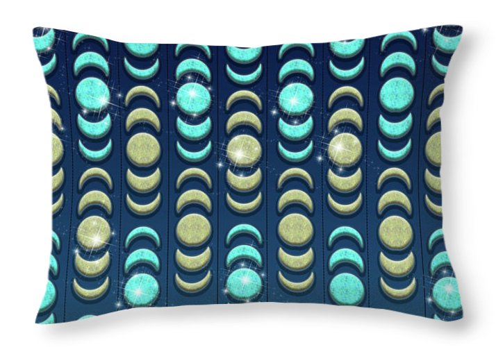 Moon Phases - Throw Pillow