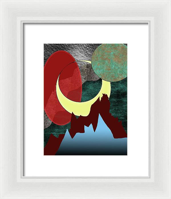 Moonscape - Framed Print