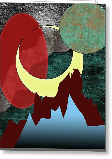 Moonscape - Greeting Card