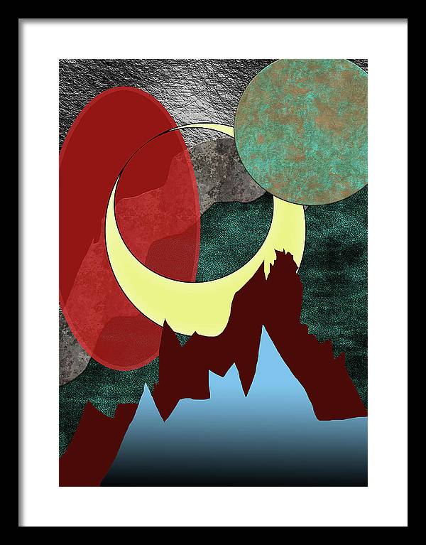 Moonscape - Framed Print