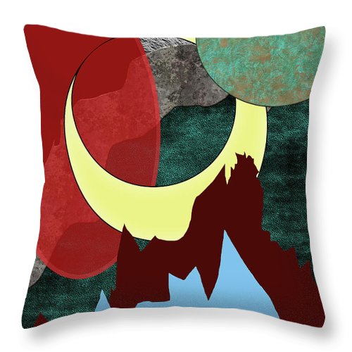 Moonscape - Throw Pillow