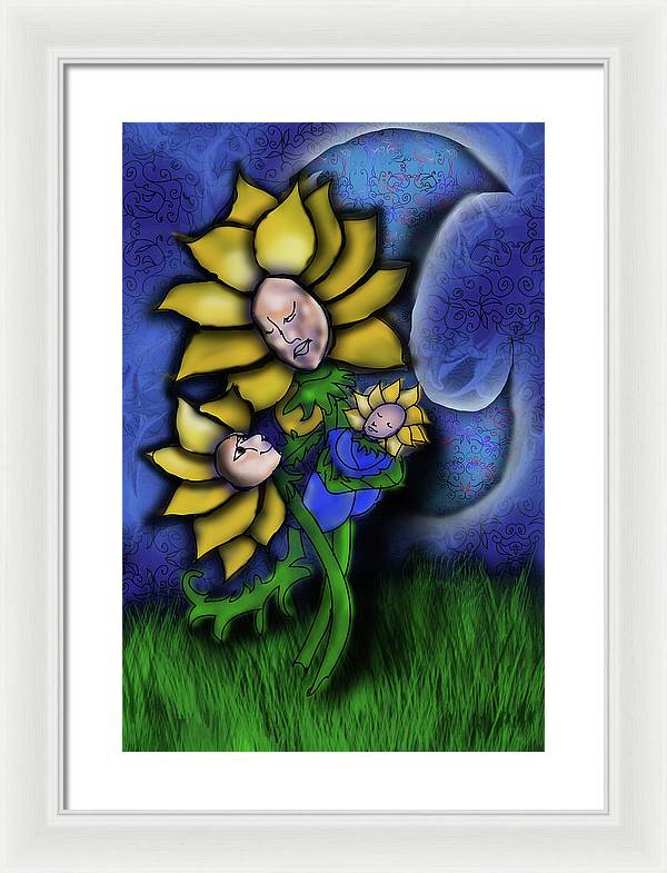 Mother Flower Moon - Framed Print