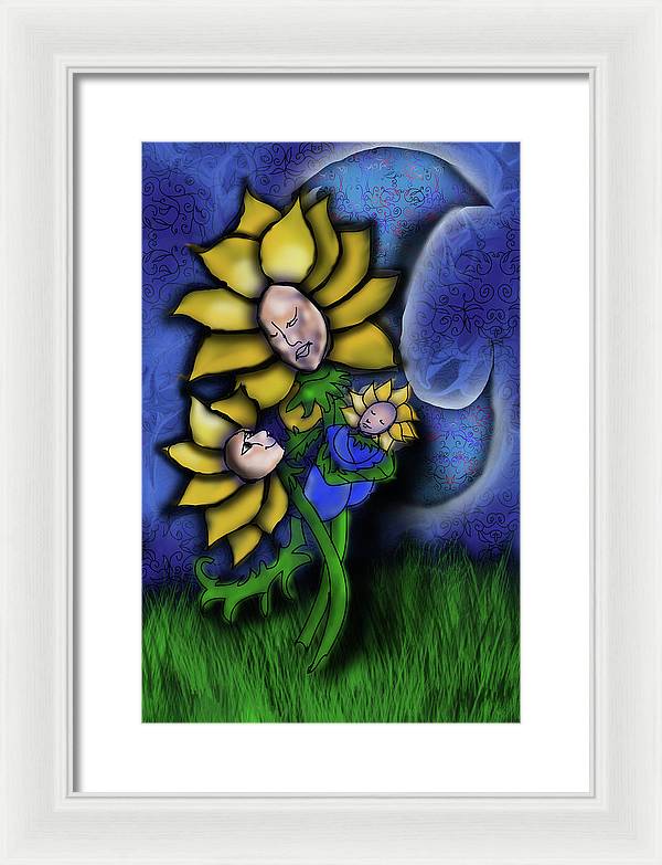 Mother Flower Moon - Framed Print