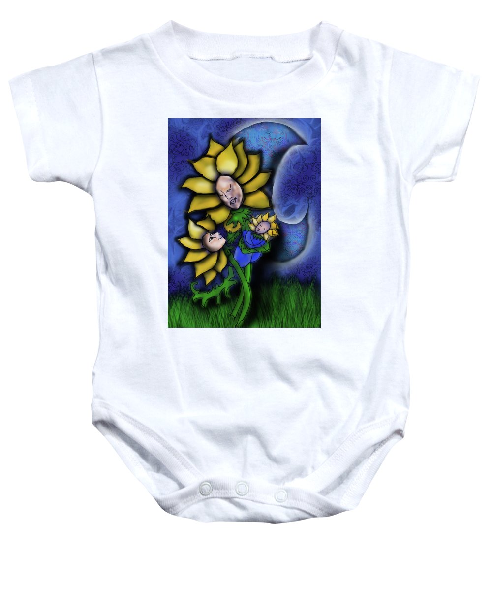 Mother Flower Moon - Baby Onesie