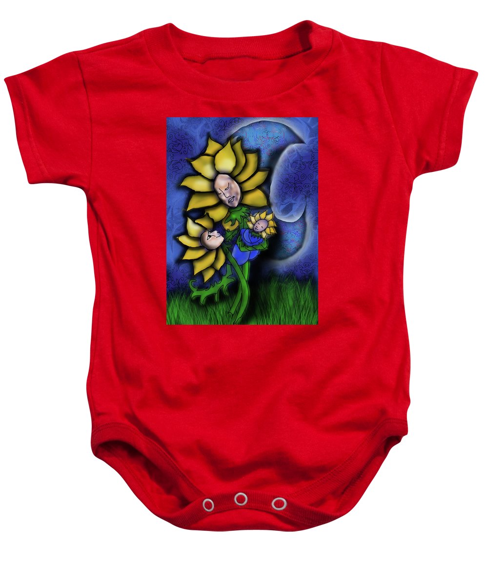 Mother Flower Moon - Baby Onesie