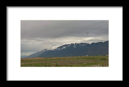 Mountain Field - Framed Print