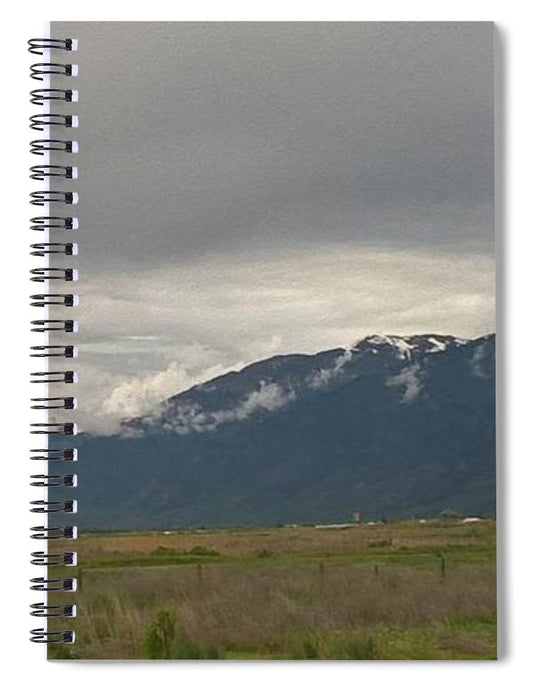Mountain Field - Spiral Notebook
