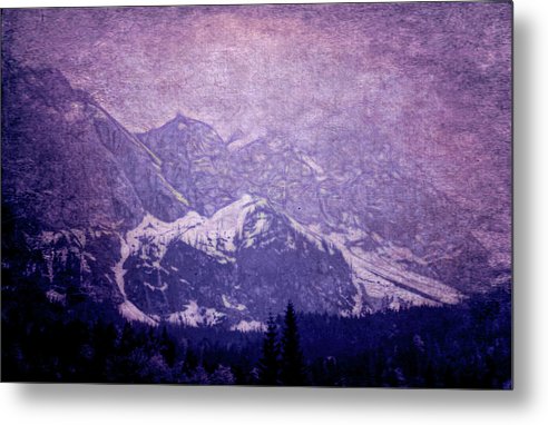 Mountains Distant - Metal Print