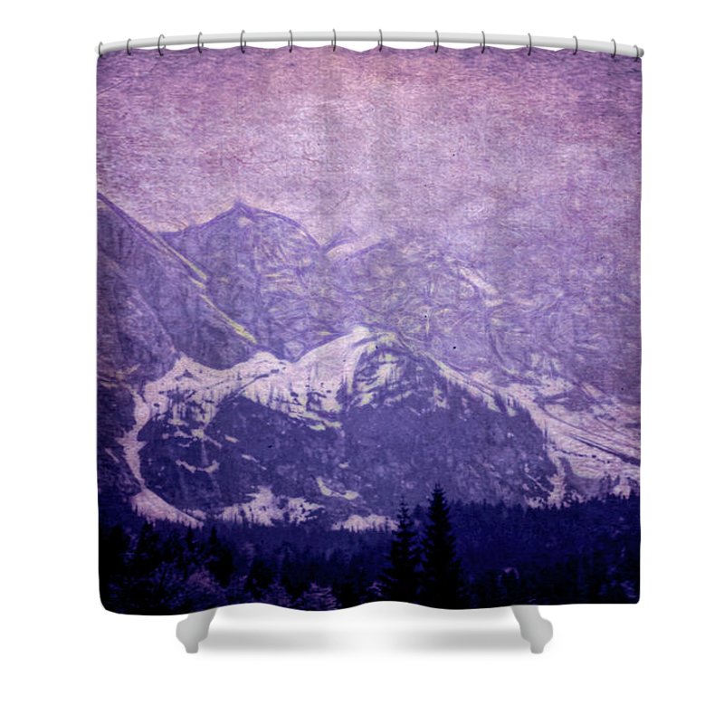 Mountains Distant - Shower Curtain
