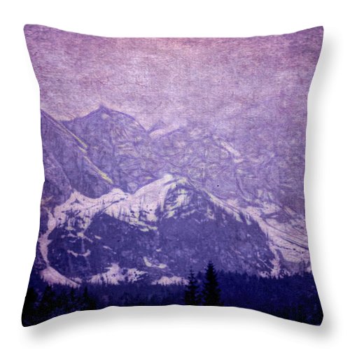 Mountains Distant - Throw Pillow