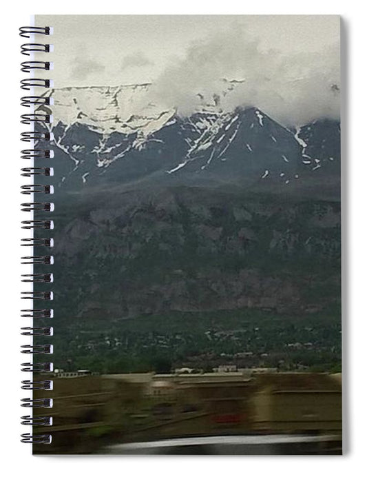 Mountains West Of Iowa - Spiral Notebook