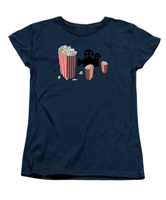 Movie Reels and Popcorn - Women's T-Shirt (Standard Fit)