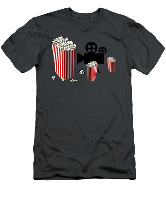 Movie Reels and Popcorn - T-Shirt