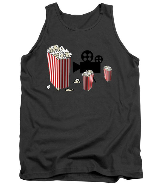 Movie Reels and Popcorn - Tank Top