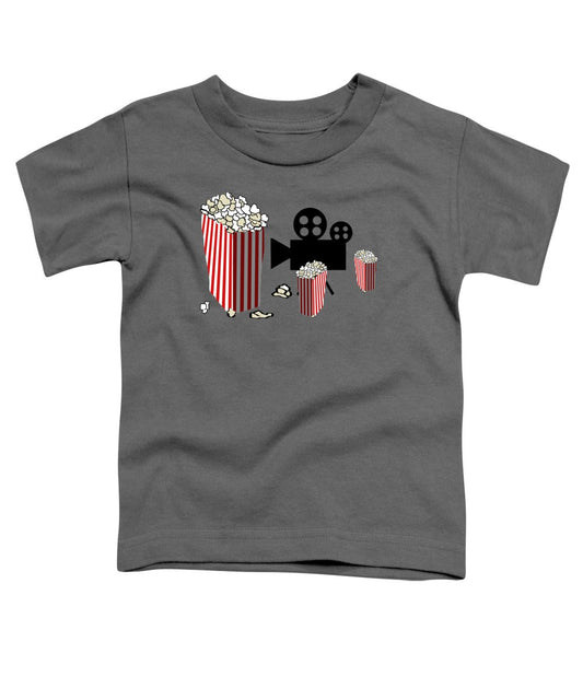 Movie Reels and Popcorn - Toddler T-Shirt