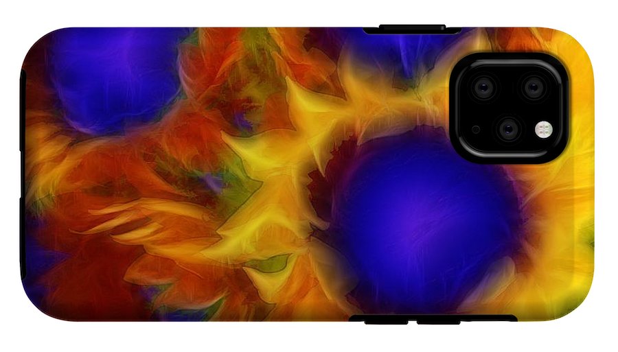 Neon Sunflowers - Phone Case