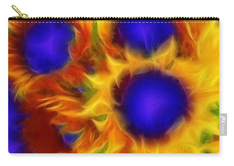 Neon Sunflowers - Carry-All Pouch