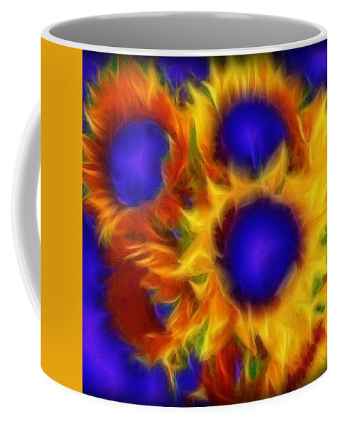 Neon Sunflowers - Mug